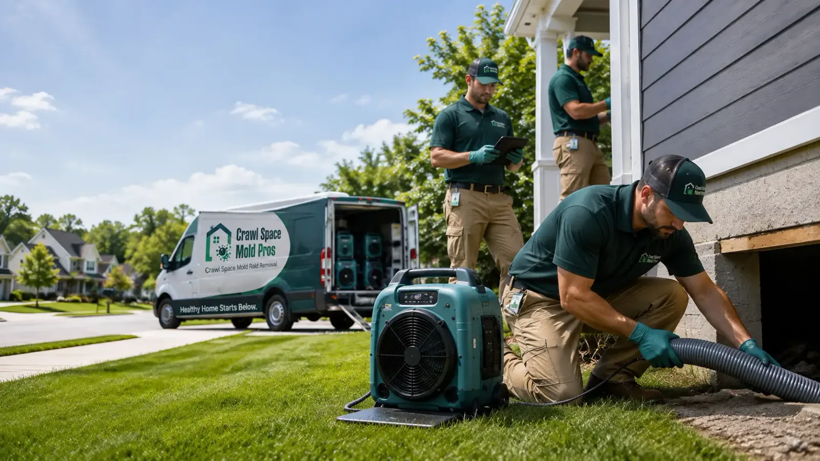 Crawl Space Mold Removal in Swampscott, MA